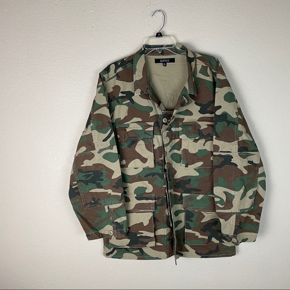 Elwood Camo Jacket Coat Size XL